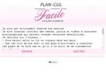 Tablet Screenshot of plan-cul-facile.net